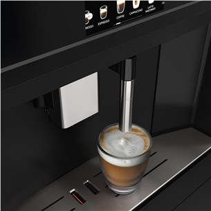 De Dietrich, black - Built-in espresso machine