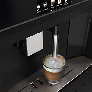 De Dietrich, black - Built-in espresso machine