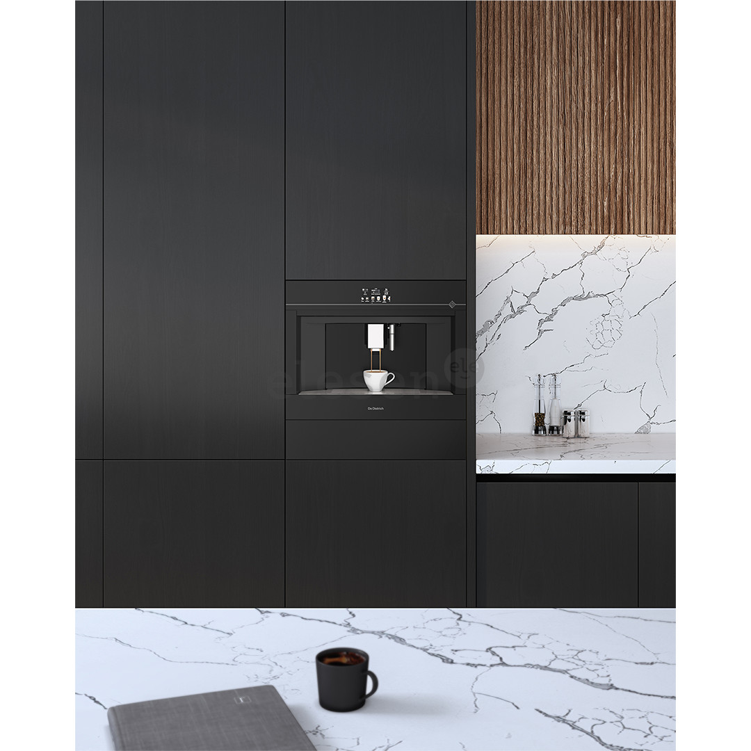 De Dietrich, black - Built-in espresso machine