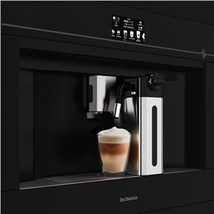 De Dietrich, black - Built-in espresso machine