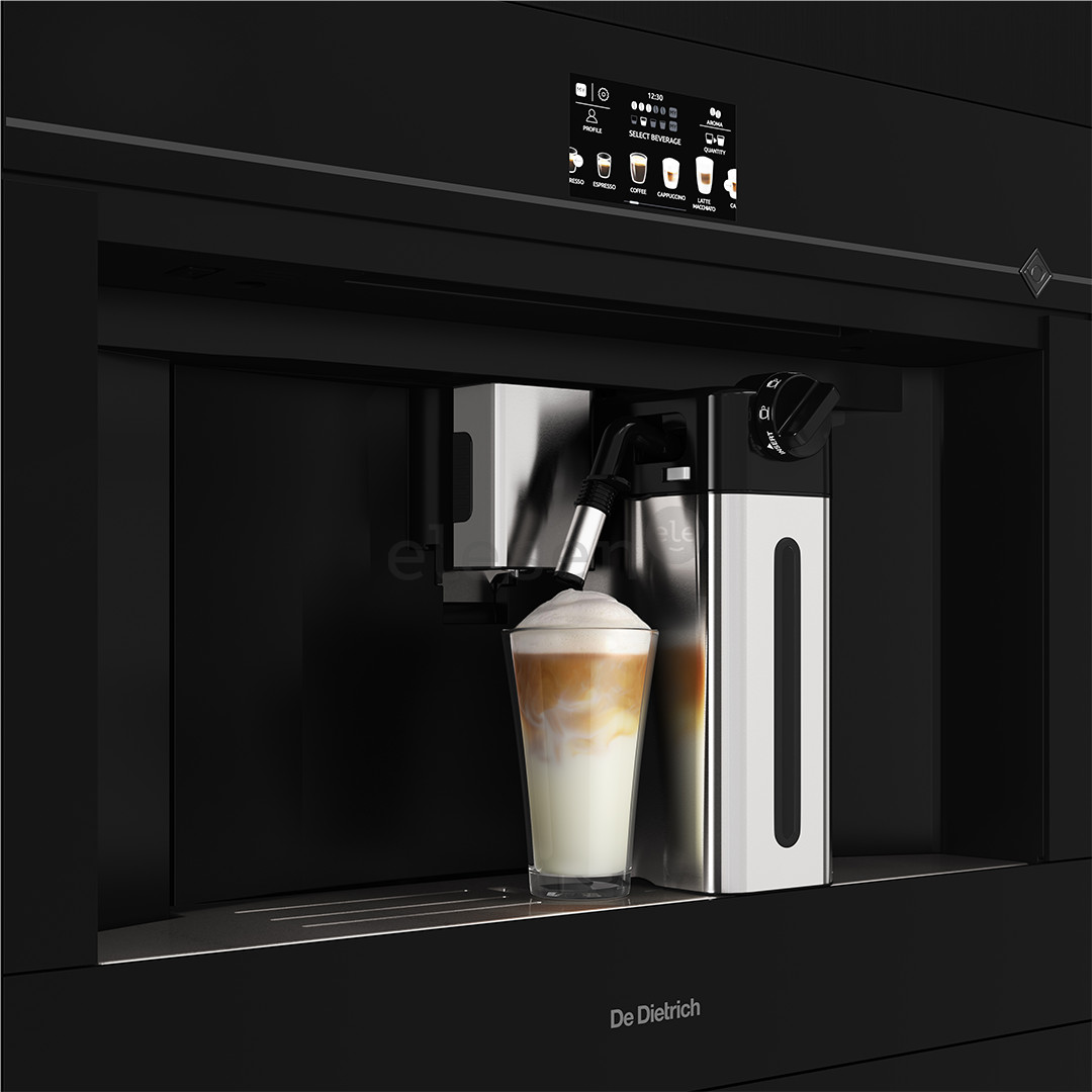 De Dietrich, black - Built-in espresso machine