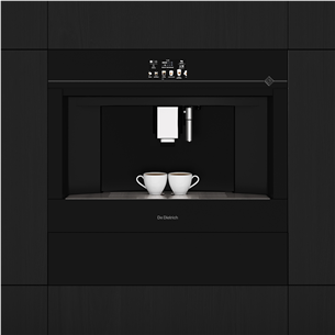 De Dietrich, black - Built-in espresso machine