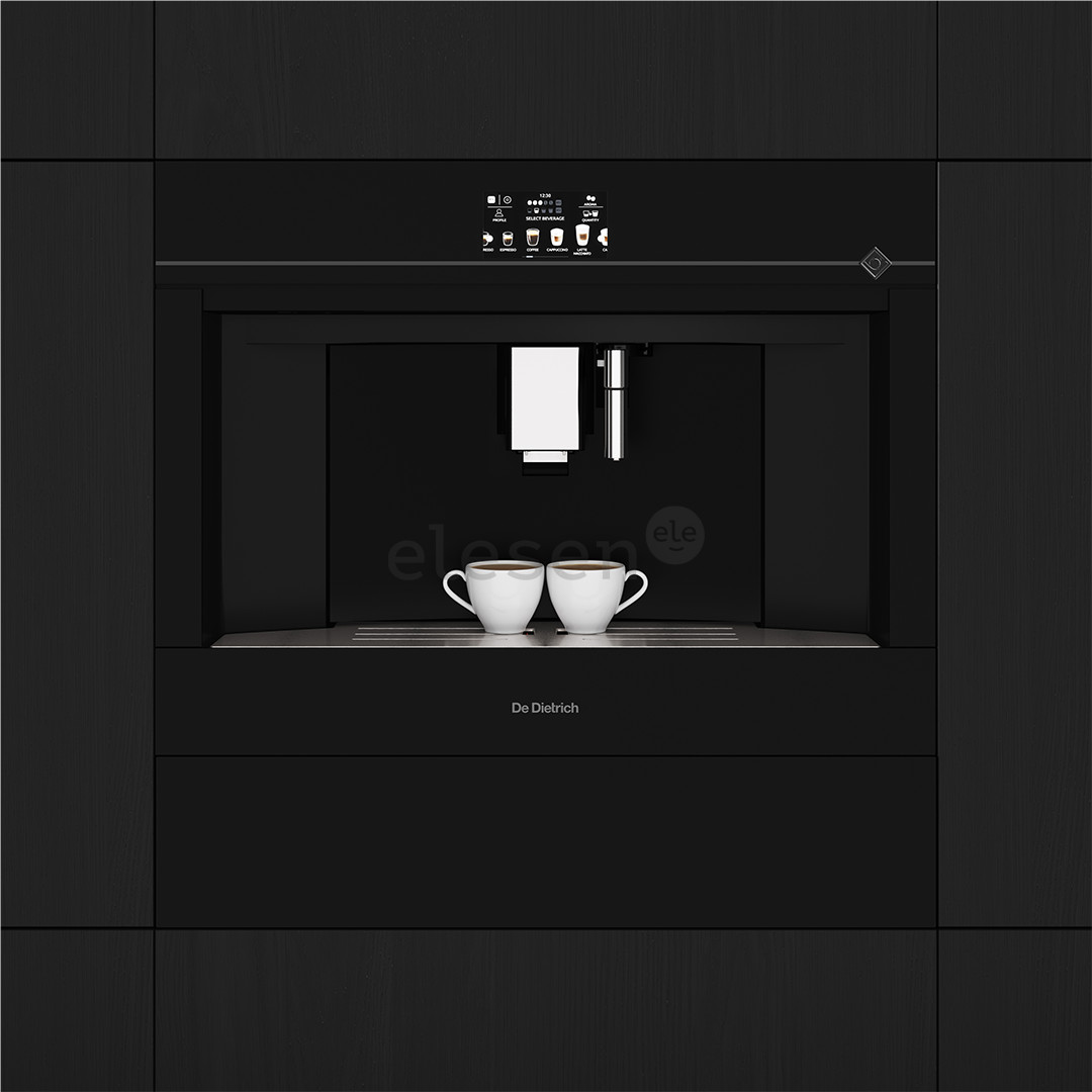 De Dietrich, black - Built-in espresso machine