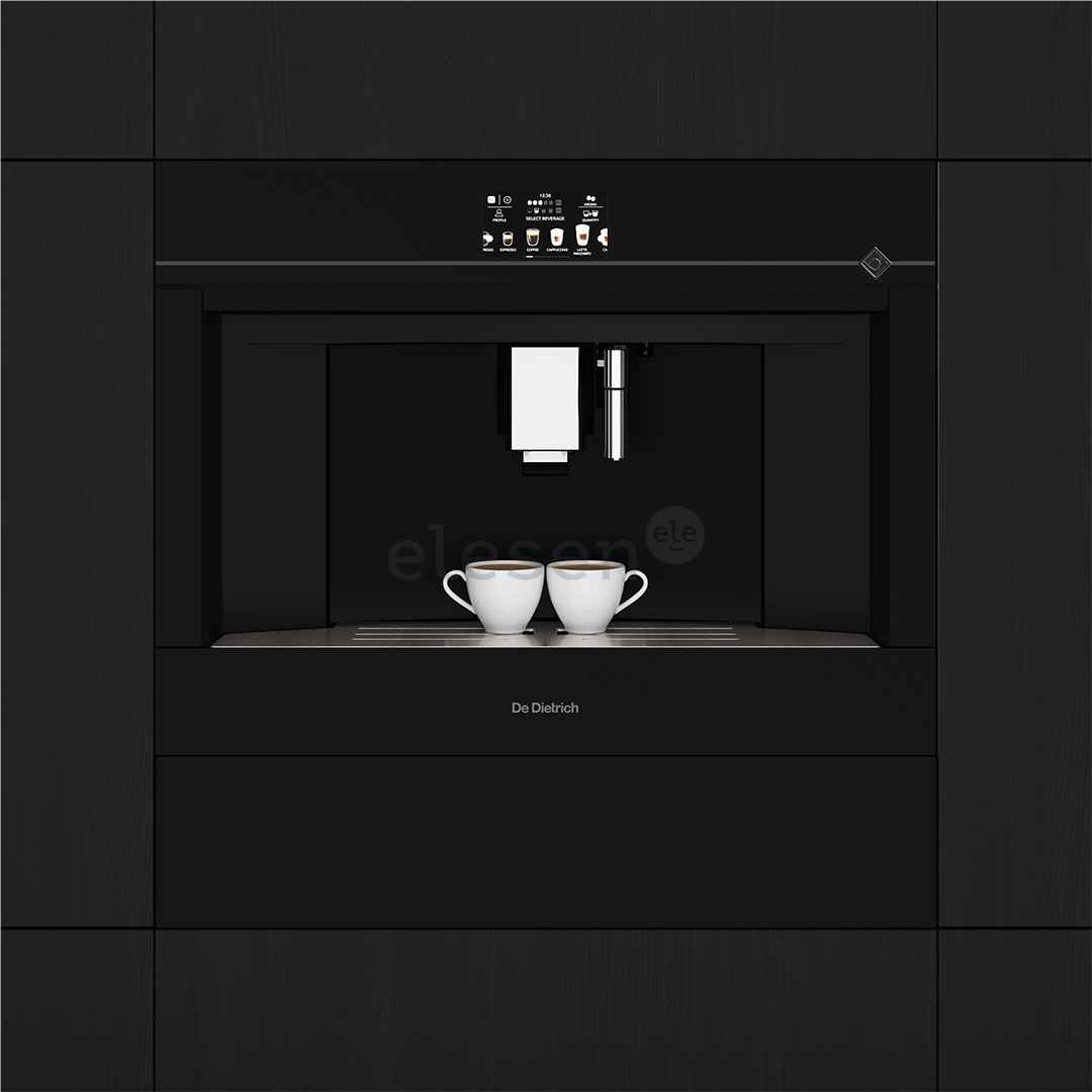 De Dietrich, black - Built-in espresso machine