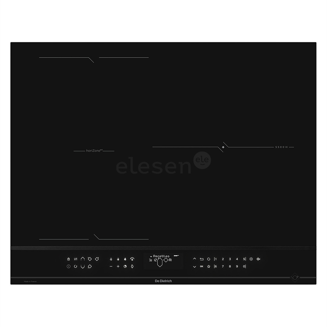 De Dietrich, width 65 cm, black - Built-in induction hob