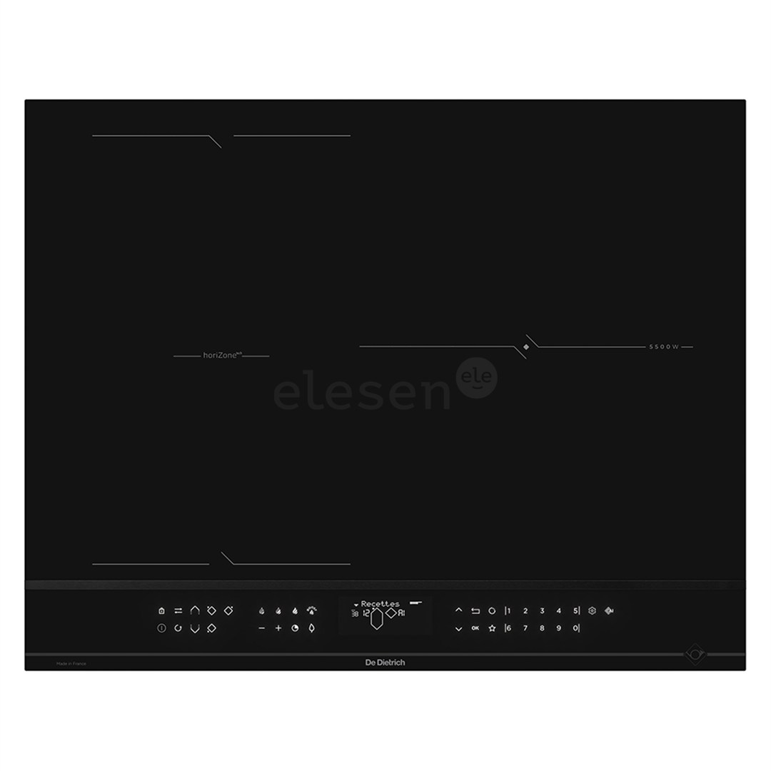 De Dietrich, width 65 cm, black - Built-in induction hob