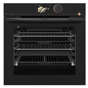 De Dietrich, pyrolytic cleaning, 73 L, black - Built-in oven DOP4756H