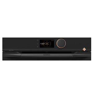 De Dietrich, pyrolytic cleaning, 73 L, black - Built-in oven