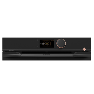De Dietrich, pyrolytic cleaning, 73 L, black - Built-in oven