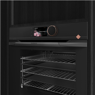 De Dietrich, pyrolytic cleaning, 73 L, black - Built-in oven