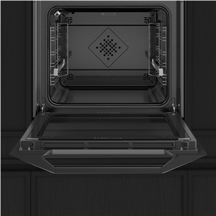 De Dietrich, pyrolytic cleaning, 73 L, black - Built-in oven