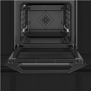 De Dietrich, pyrolytic cleaning, 73 L, black - Built-in oven