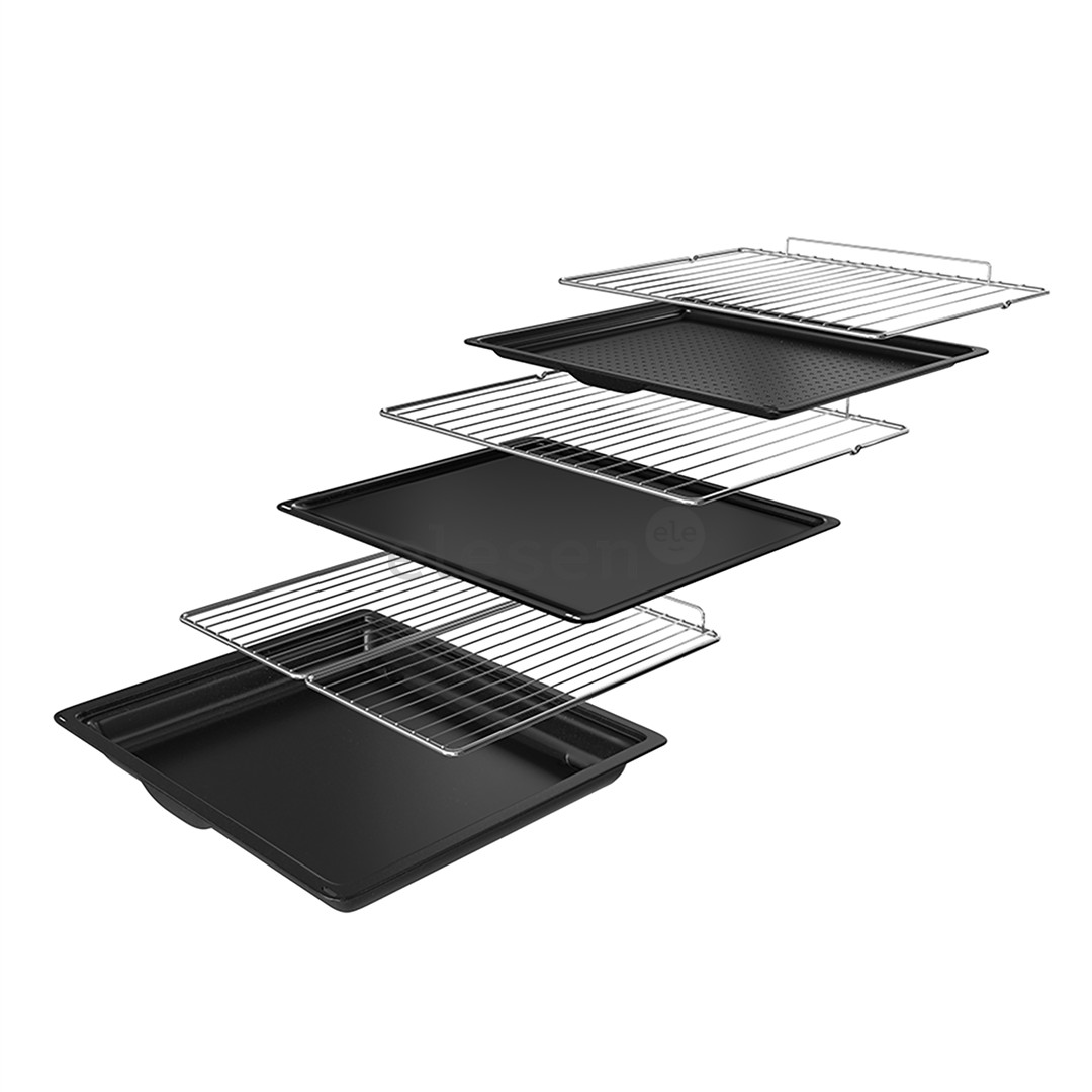 De Dietrich, pyrolytic cleaning, 73 L, black - Built-in oven