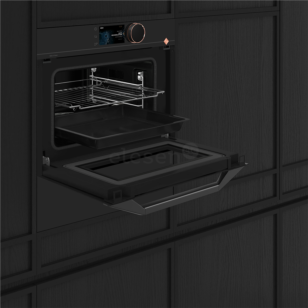 De Dietrich, 40 L, black - Built-in microwave oven with grill