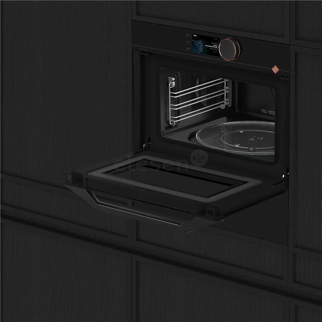 De Dietrich, 40 L, black - Built-in microwave oven with grill