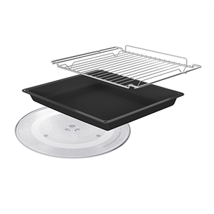 De Dietrich, 40 L, black - Built-in microwave oven with grill