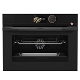De Dietrich, pyrolytic cleaning, 40 L, black - Built-in compact oven