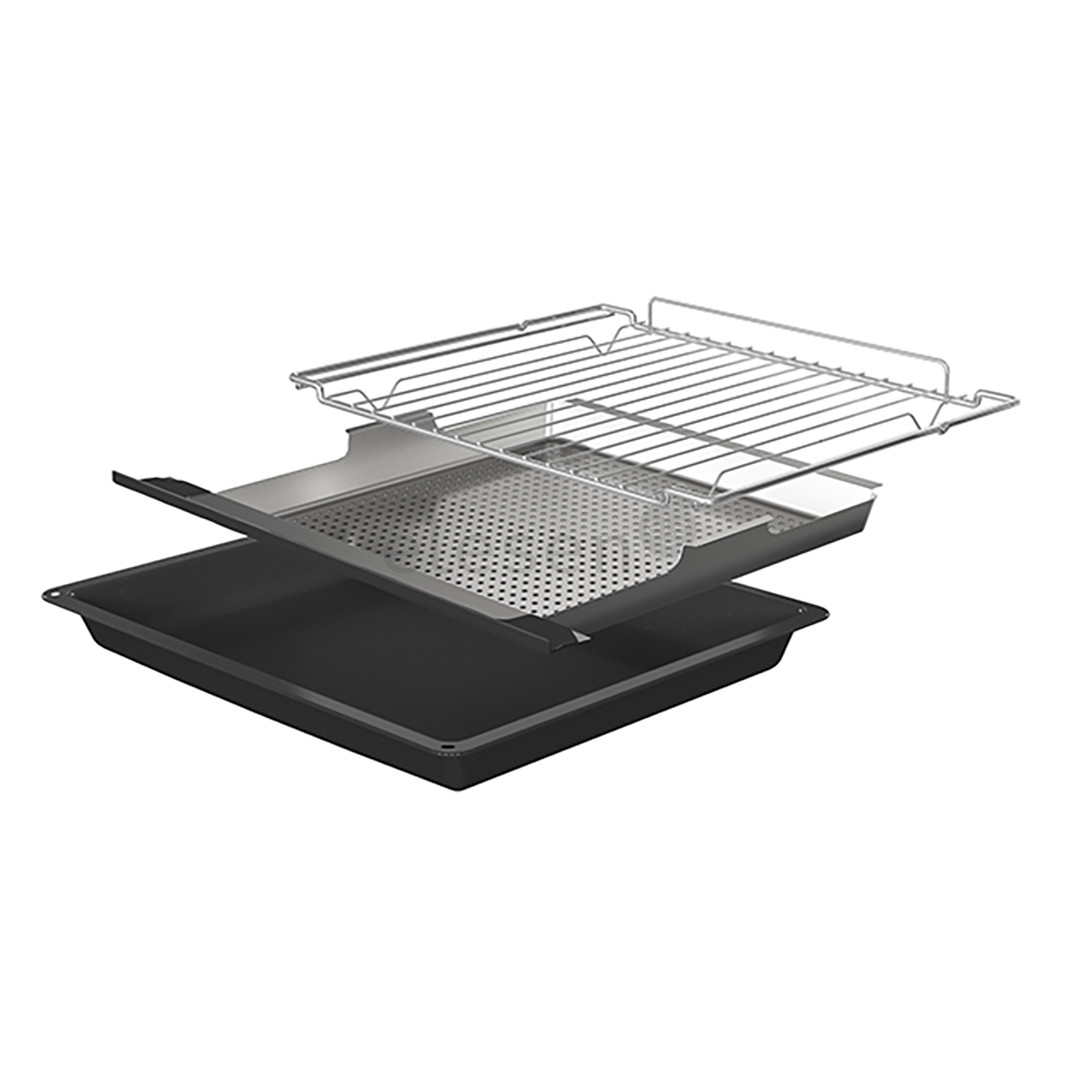 De Dietrich, pyrolytic cleaning, 40 L, black - Built-in compact oven