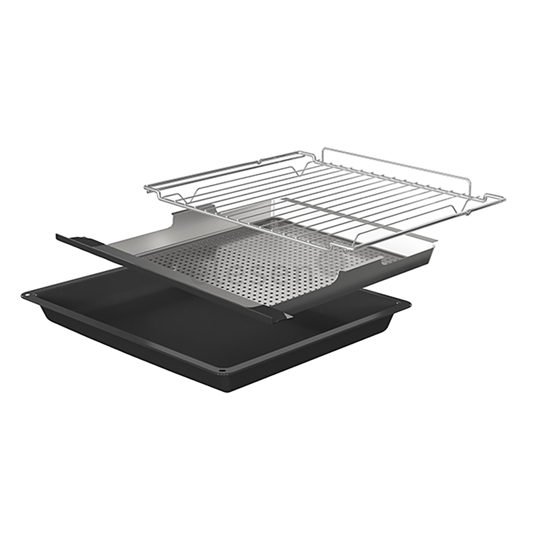 De Dietrich, pyrolytic cleaning, 40 L, black - Built-in compact oven