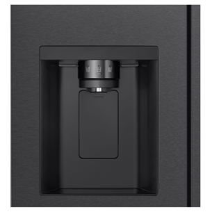 SBS šaldytuvas  LG, Water & Ice Dispenser, 641 l, aukštis 179 cm, juodas   Prekė-GSLC41EPPE.AEPQEUR