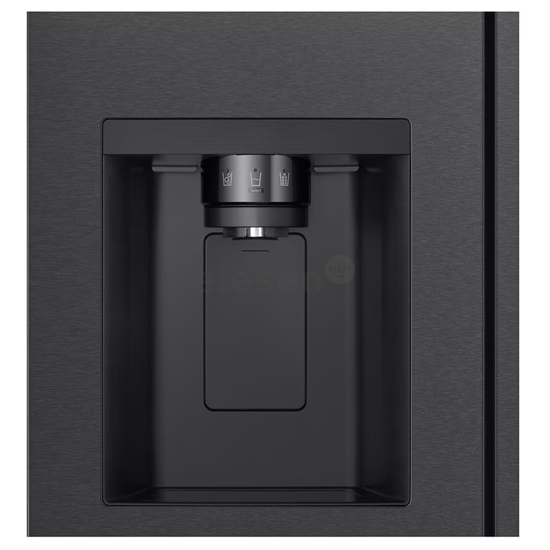 SBS šaldytuvas  LG, Water & Ice Dispenser, 641 l, aukštis 179 cm, juodas   Prekė-GSLC41EPPE.AEPQEUR