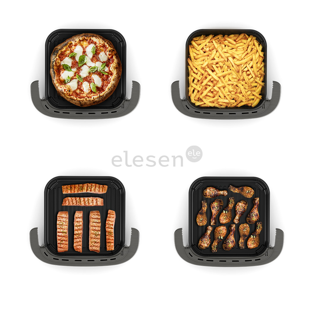 Tefal Easy Fry XL Surface, 2200 W, 4 L, tamsiai pilka - Karšto oro gruzdintuvė