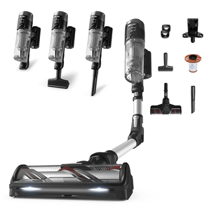 Tefal X-Force Flex 13.60 Complete, Allergy model, pilkas/juodas - Belaidis dulkių siurblys