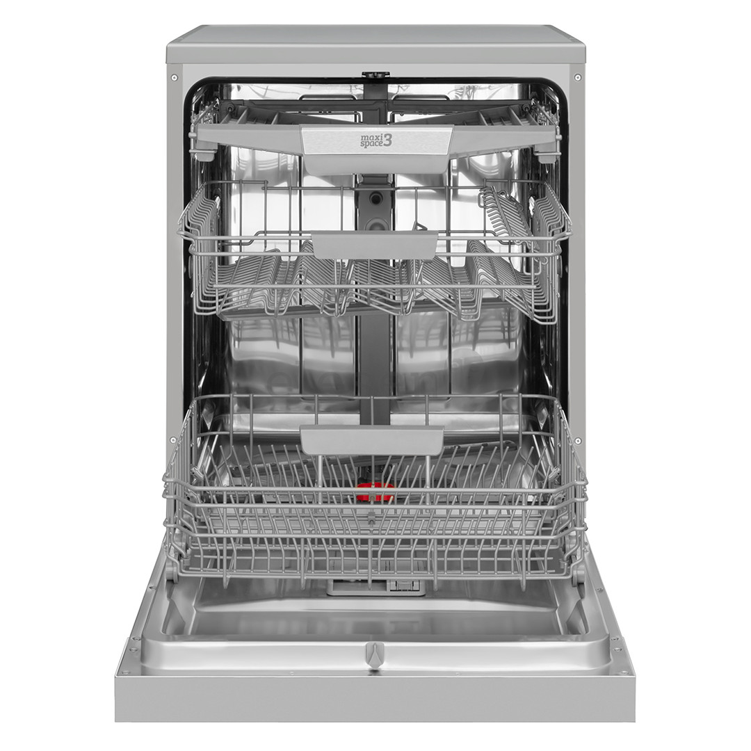 Hansa, 14 place settings, width 60 cm, inox - Free standing dishwasher