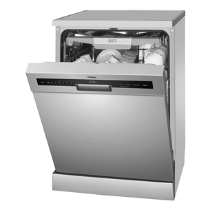 Hansa, 14 place settings, width 60 cm, inox - Free standing dishwasher