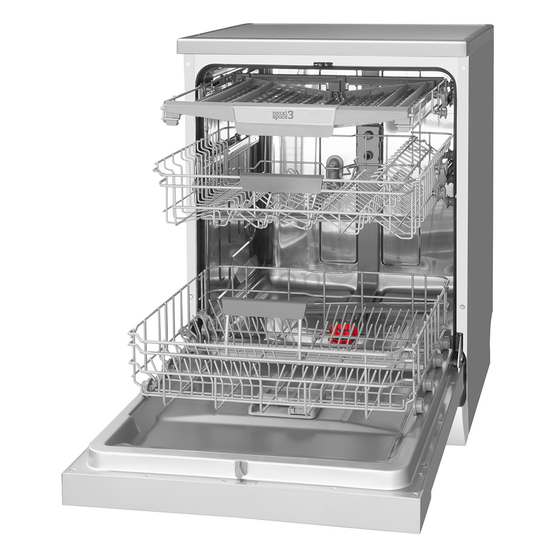 Hansa, 14 place settings, width 60 cm, inox - Free standing dishwasher