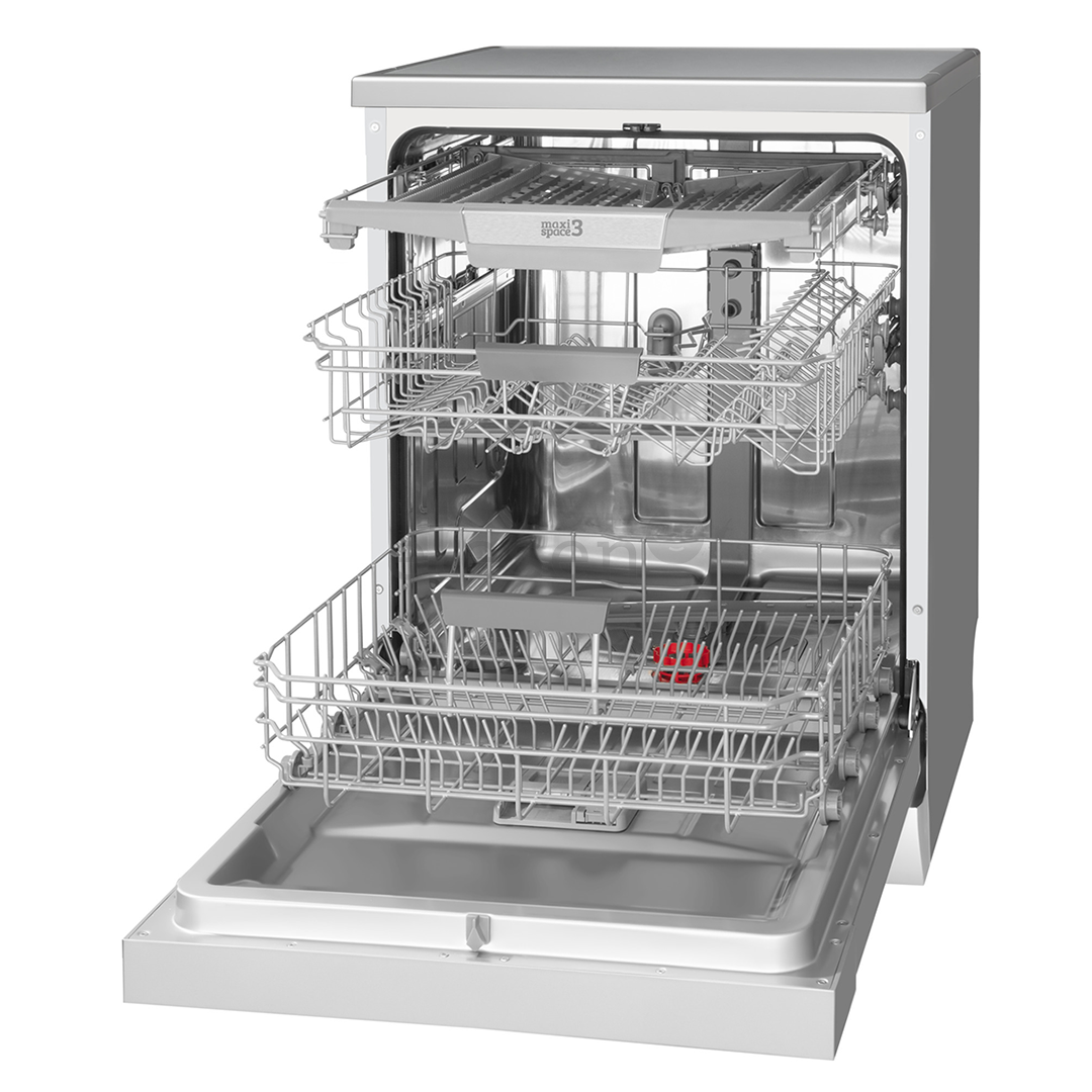 Hansa, 14 place settings, width 60 cm, inox - Free standing dishwasher