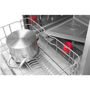 Hansa, 14 place settings, width 60 cm, inox - Free standing dishwasher