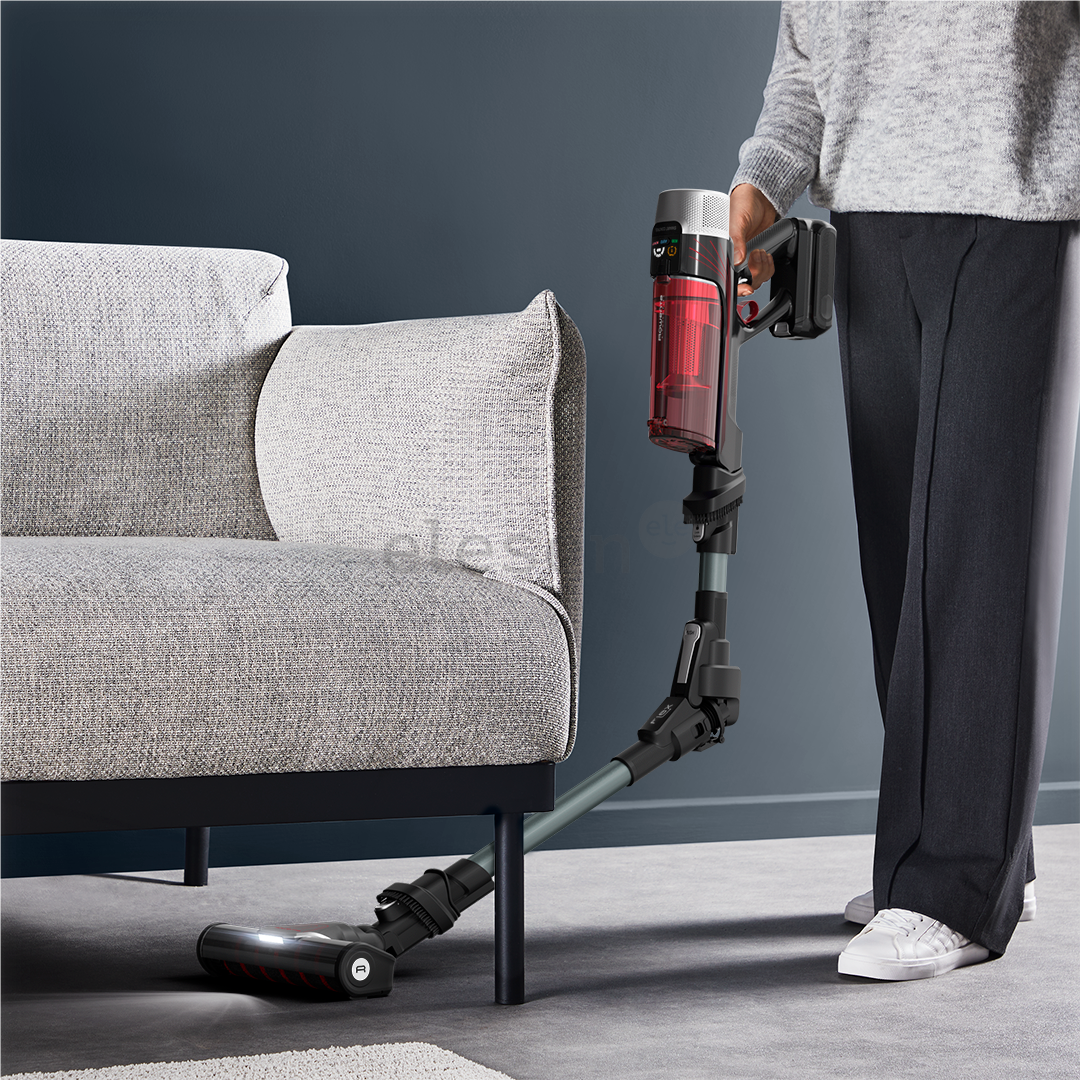 Tefal X-Force Flex 9.60 Complete, raudonas/pilkas - Belaidis dulkių siurblys