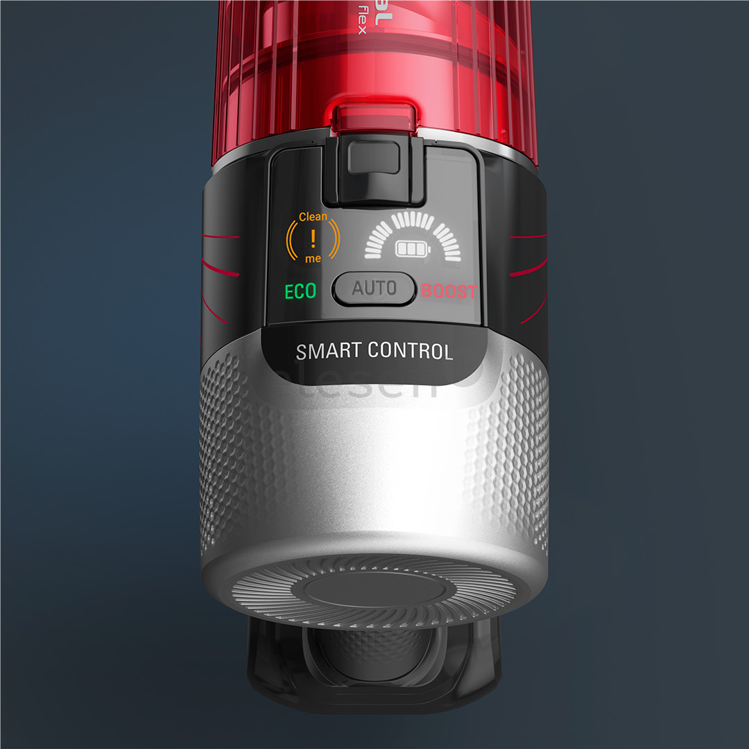 Tefal X-Force Flex 9.60 Complete, raudonas/pilkas - Belaidis dulkių siurblys