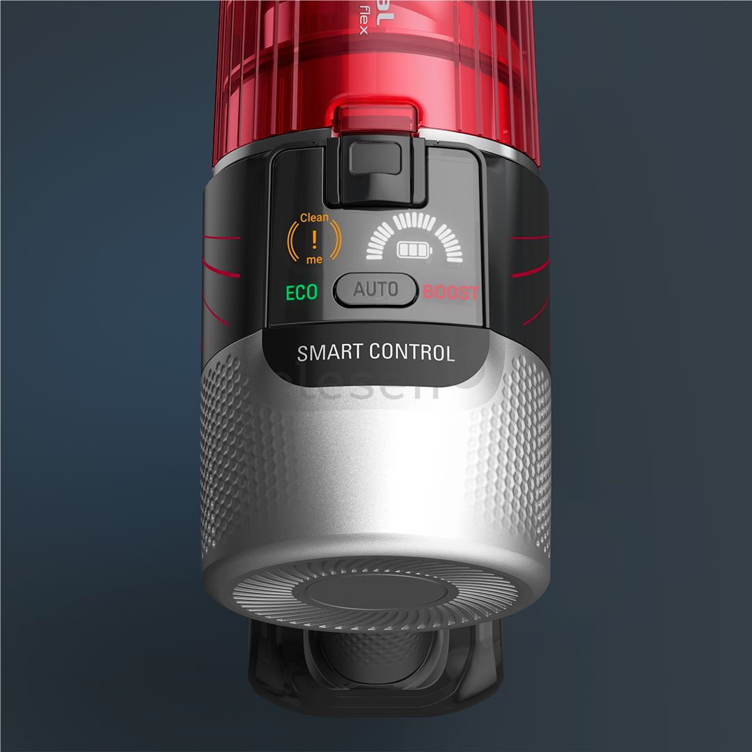 Tefal X-Force Flex 9.60 Complete, raudonas/pilkas - Belaidis dulkių siurblys