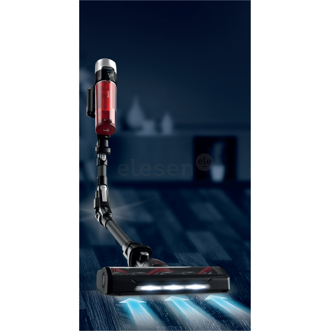 Tefal X-Force Flex 9.60 Complete, raudonas/pilkas - Belaidis dulkių siurblys