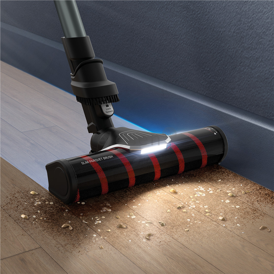 Tefal X-Force Flex 9.60 Complete, raudonas/pilkas - Belaidis dulkių siurblys