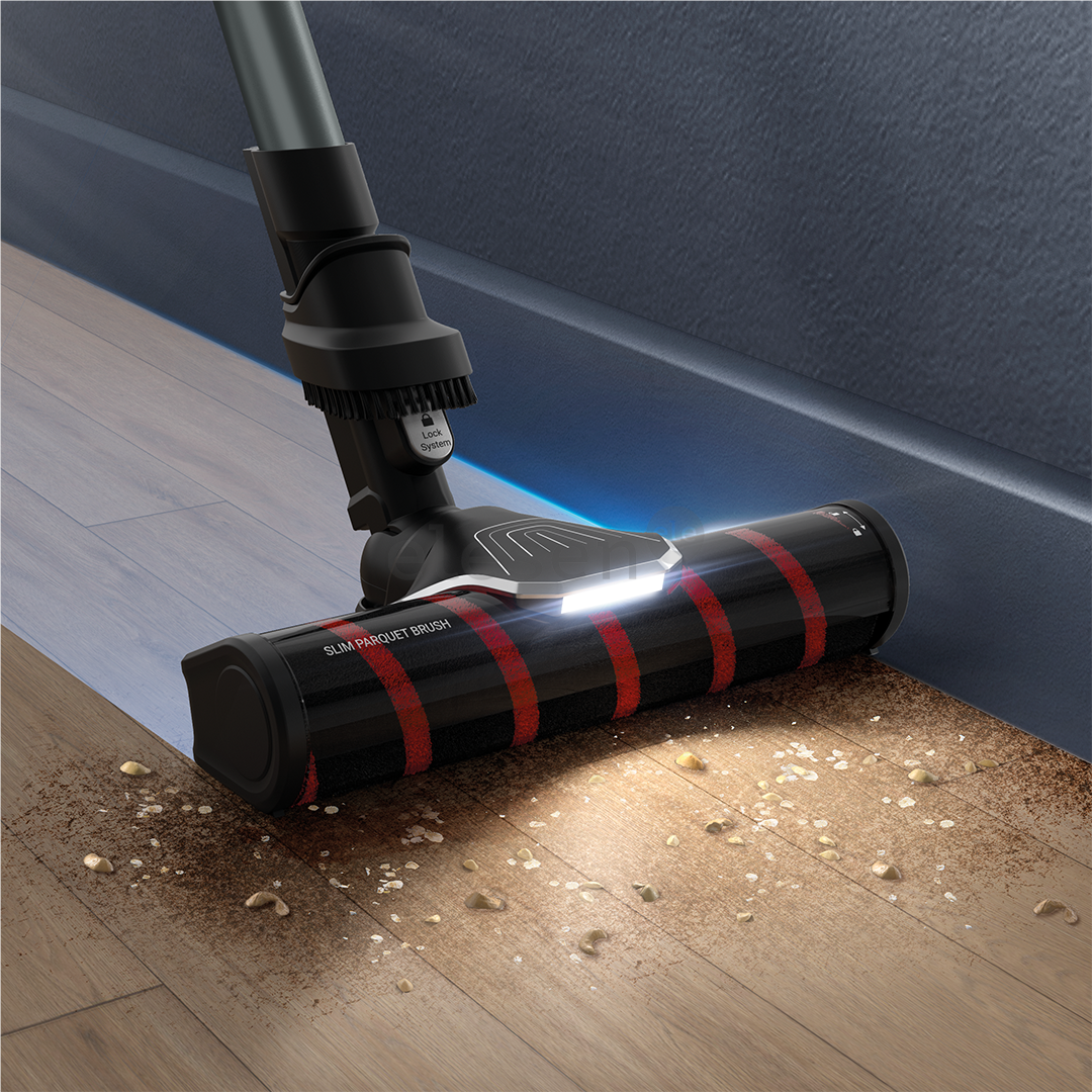 Tefal X-Force Flex 9.60 Complete, raudonas/pilkas - Belaidis dulkių siurblys