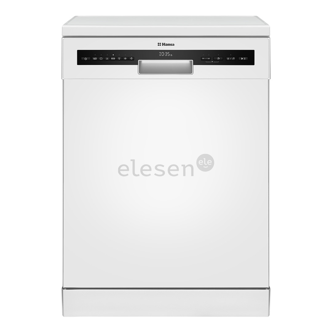 Hansa, 14 комплектов посуды, ширина 60 см, белый - Отдельностоящая посудомоечная машина