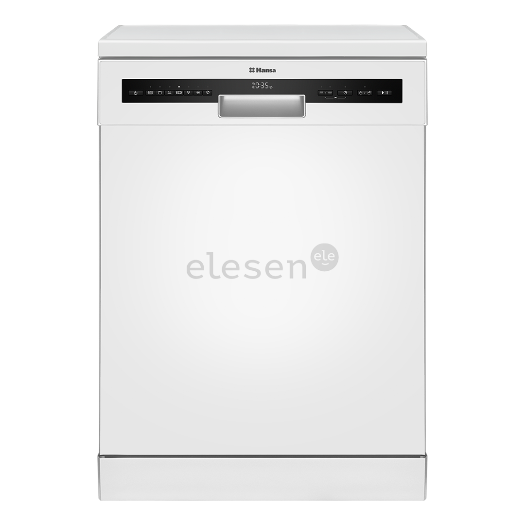 Hansa, 14 place settings, width 60 cm, white - Free standing dishwasher