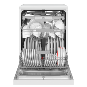 Hansa, 14 place settings, width 60 cm, white - Free standing dishwasher