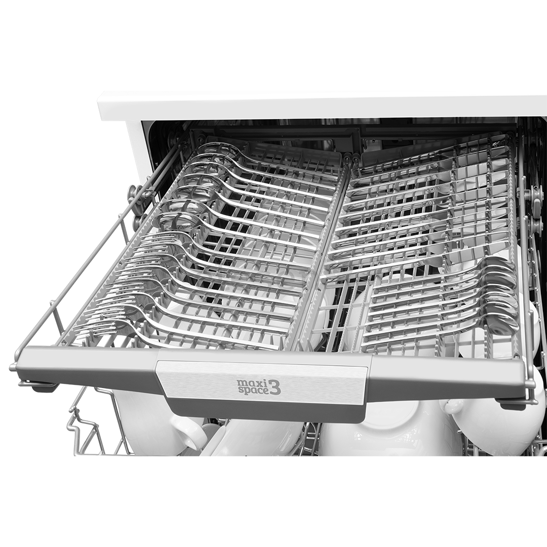 Hansa, 14 place settings, width 60 cm, white - Free standing dishwasher