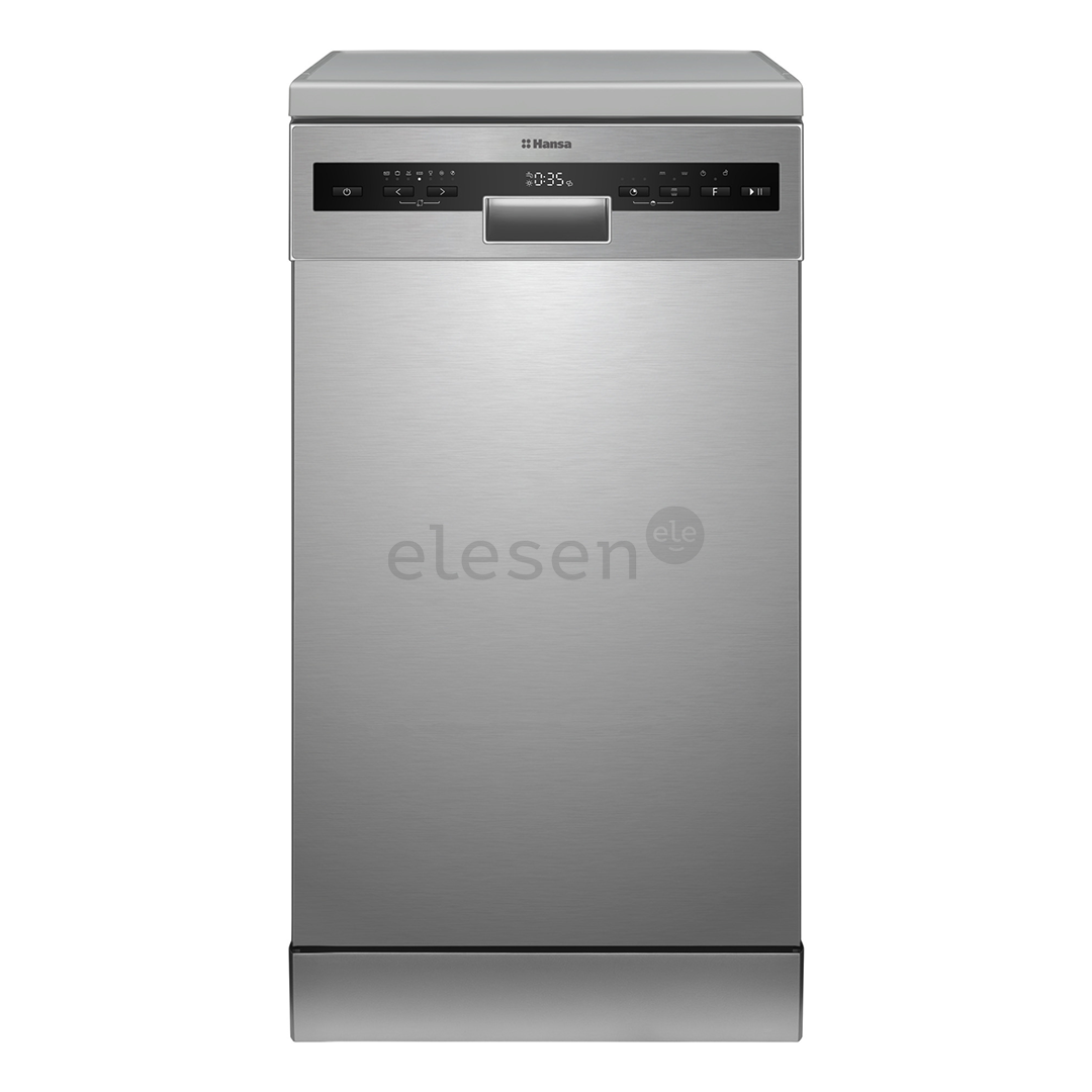 Hansa, 10 place settings, width 44.8 cm, inox - Free standing dishwasher