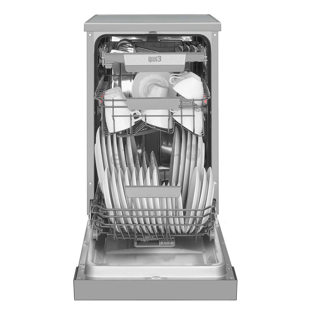 Hansa, 10 place settings, width 44.8 cm, inox - Free standing dishwasher