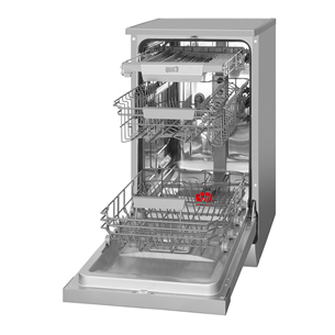 Hansa, 10 place settings, width 44.8 cm, inox - Free standing dishwasher