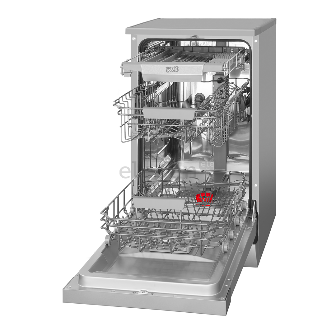 Hansa, 10 place settings, width 44.8 cm, inox - Free standing dishwasher