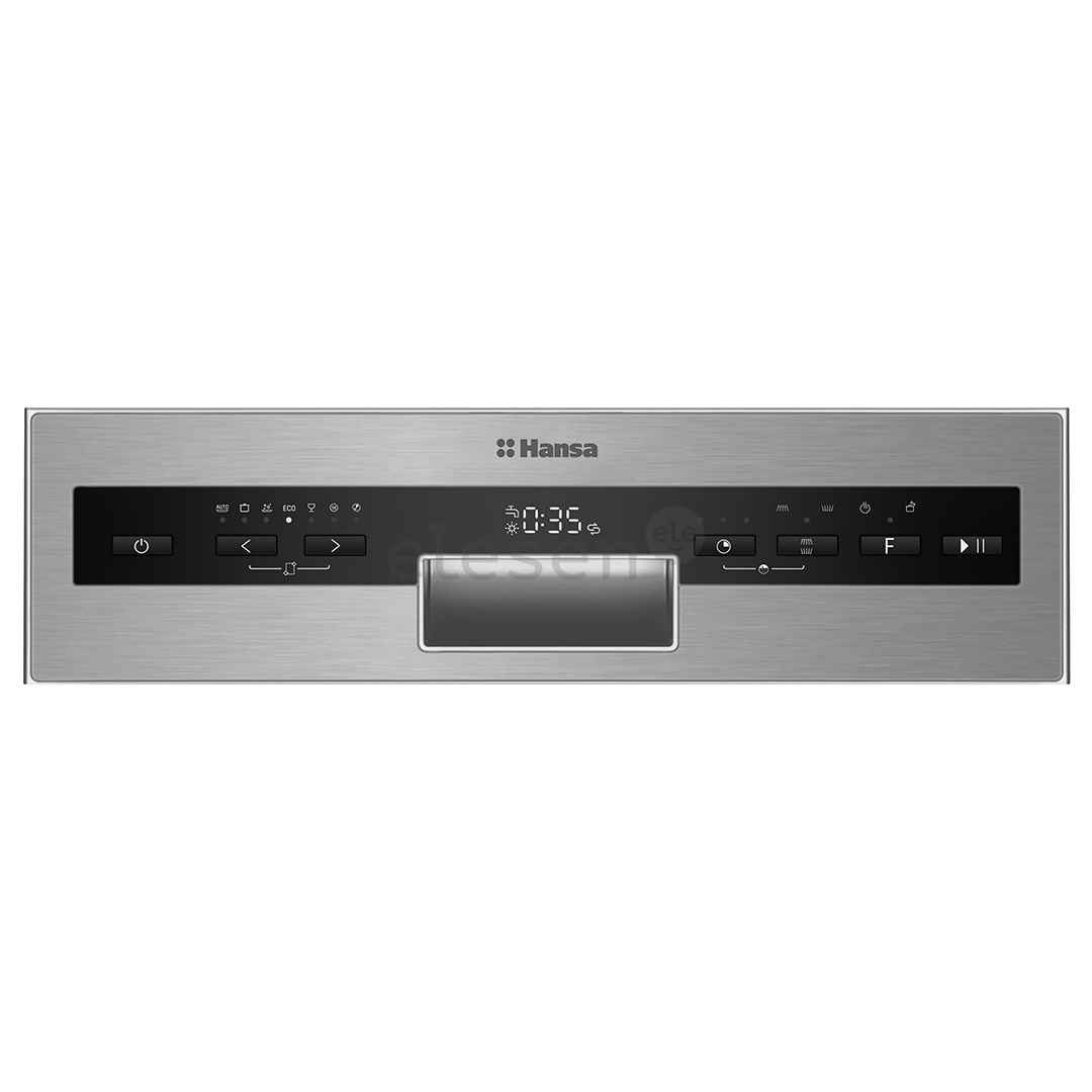 Hansa, 10 place settings, width 44.8 cm, inox - Free standing dishwasher