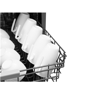 Hansa, 10 place settings, width 44.8 cm, inox - Free standing dishwasher