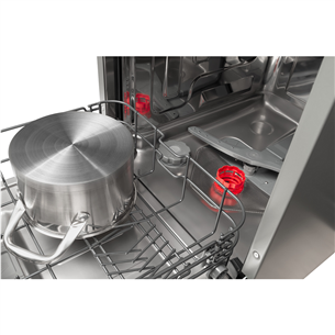 Hansa, 10 place settings, width 44.8 cm, inox - Free standing dishwasher