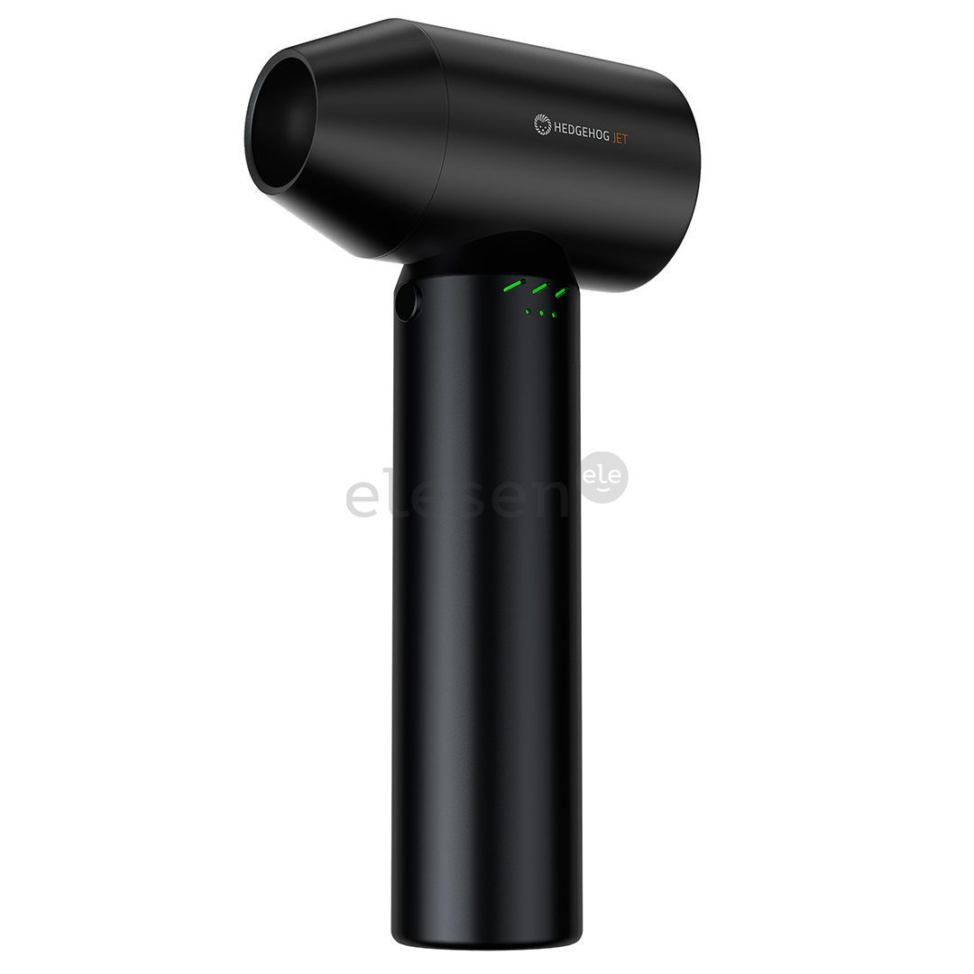 Hedgehog Jet, juodas - Belaidis pūstuvas